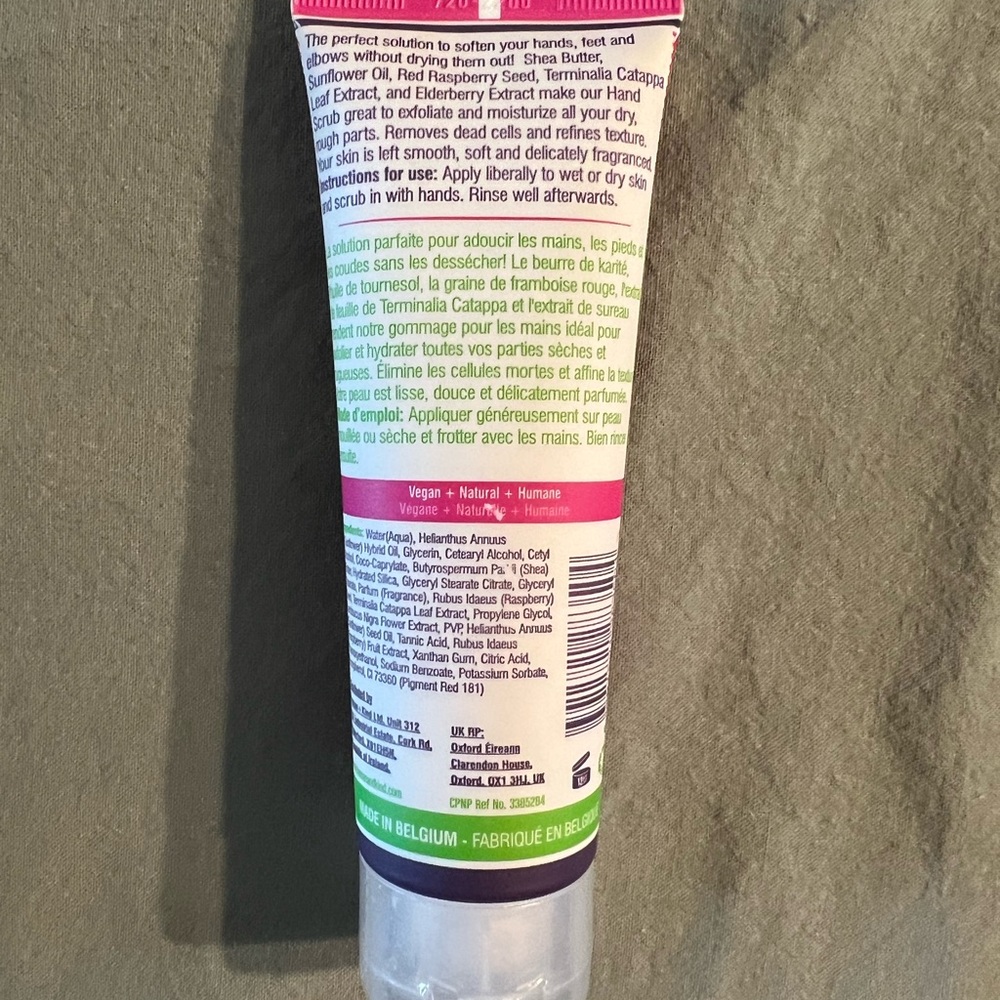 Human+kind  Elderflower & Raspberry Hand Scrub 2.5 Fl.Oz - Picture 2 of 7